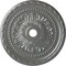 Ekena Millwork Palmetto Ceiling Medallion (Fits Canopies up to 7 5/8"), 31 1/2"OD x 3 5/8"ID x 1 3/4"P, Silver CM31PMSLS - alternate 1